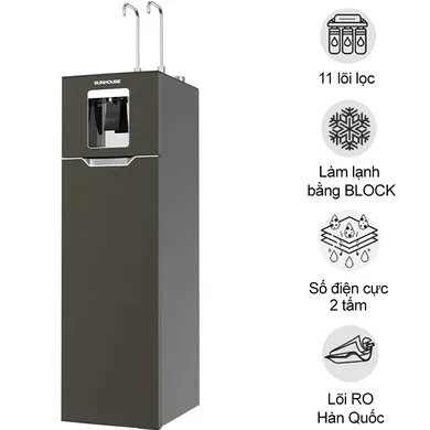 Máy Lọc Nước RO UltraX Ion Kiềm Sunhouse SHA76668SH 11 Lõi