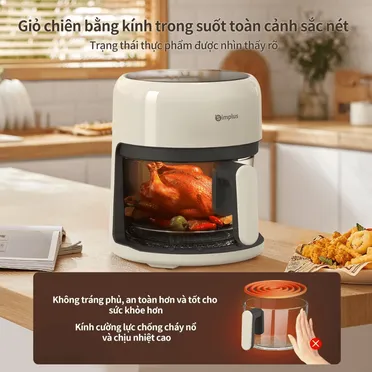 Nồi Chiên Không Dầu Simplus KQZG017CW01-VIP 4