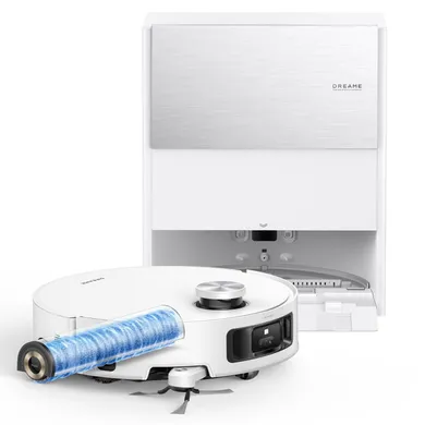 Robot Hút Bụi Lau Nhà Thông Minh Dreame Aqua 10 Roller Giặt Giẻ Nước Nóng 100 Độ - Màu Trắng