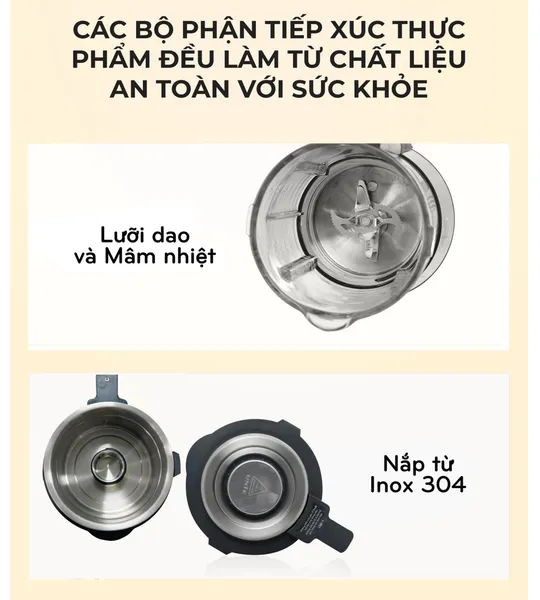Máy Làm Sữa Hạt Unie V9S Pro 1.75 Lít