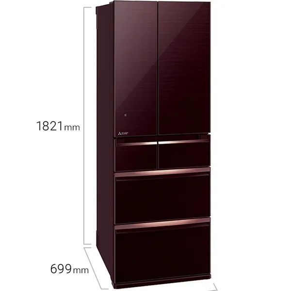 Tủ Lạnh Mitsubishi Inverter 506 Lít MR-WX52D-BR-V (6 Cửa)