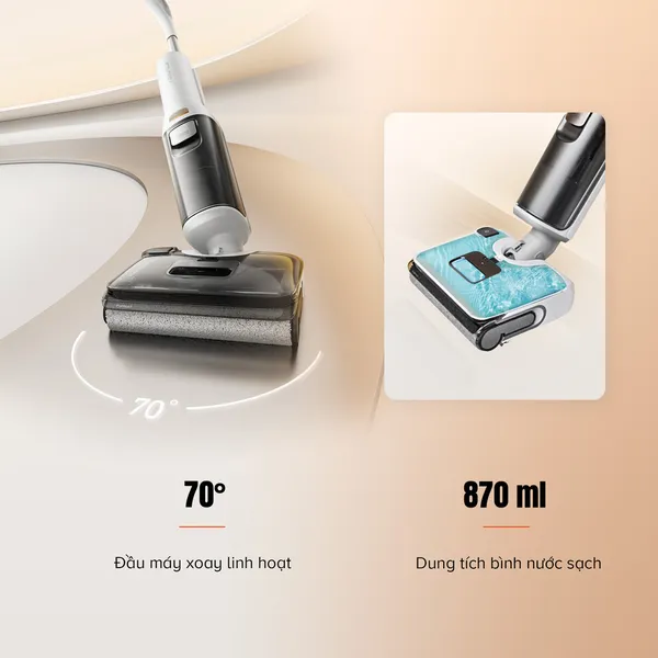 Máy Hút Bụi Lau Nhà Cầm Tay Roborock F25 RT
