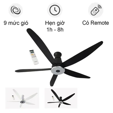 Quạt Trần Panasonic F-60XDN Màu Đen