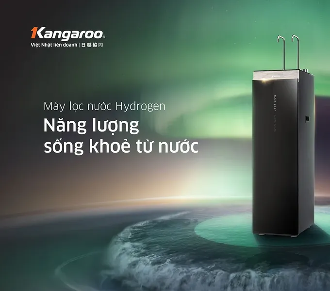 Máy Lọc Nước Kangaroo Sumire Hydrogen Nóng Lạnh KG11A16 11 Lõi