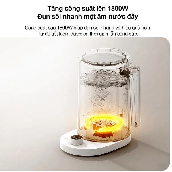 Ấm Đun Nước Xiaomi Smart Kettle 2 Pro EU (BHR9107EU) 1.7 Lít