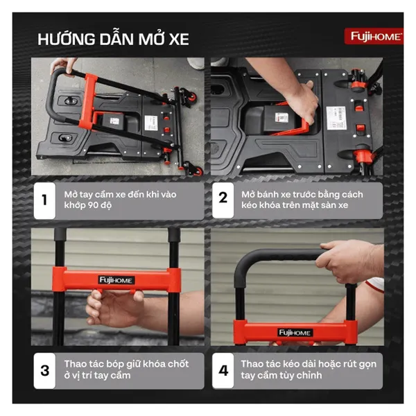 Xe Đẩy Đa Năng 2 in 1 Fujihome FTM-150