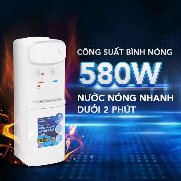 Cây Nước Nóng Lạnh Úp Bình Hòa Phát HTL236