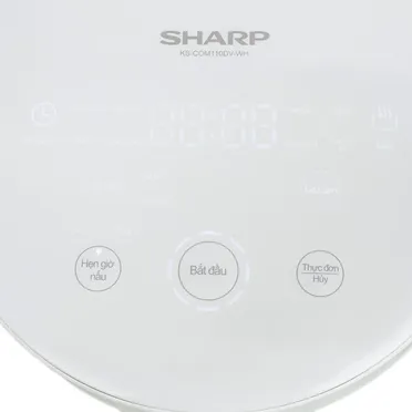 Nồi Cơm Điện Tử Sharp KS-COM110DV-WH 1.1 Lít 4