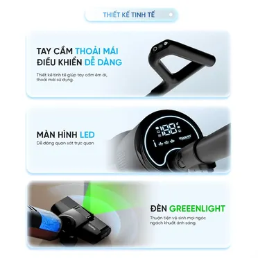 Máy Hút Bụi Lau Nhà Không Dây Masuto MSFOLD 6