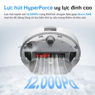 Robot Hút Bụi Lau Nhà Roborock Q Revo 5AE - Trắng 11