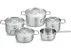 Bộ Nồi Fissler Pure 5 Món Nắp Inox Có Quánh - Nhập Khẩu Đức 0