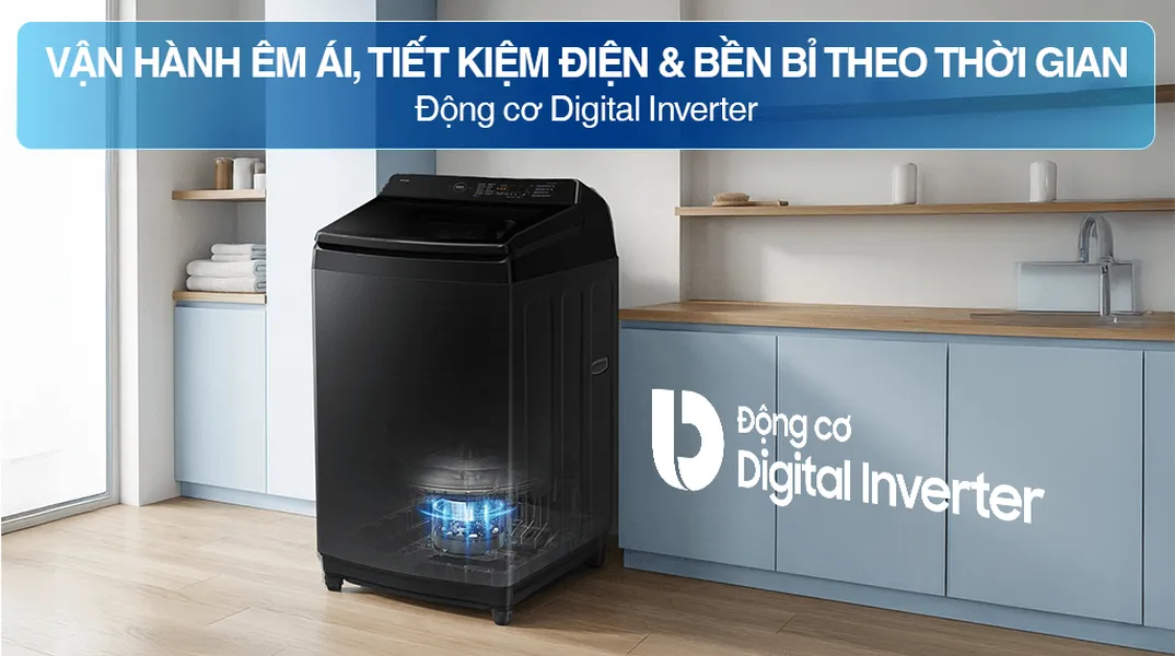 Máy Giặt Samsung Inverter 21 Kg WA80F21B9BSV