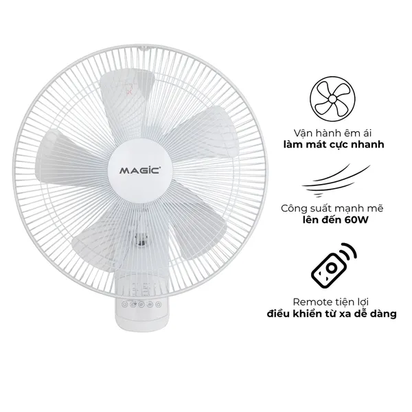 Quạt Treo Tường Magic Eco A-259 60W