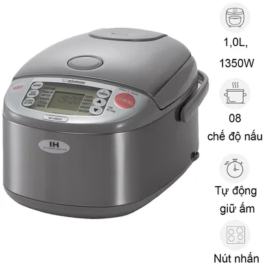 Nồi Cơm Điện Zojirushi NP-HBQ10 1.0 Lít - Xuất Xứ Nhật Bản