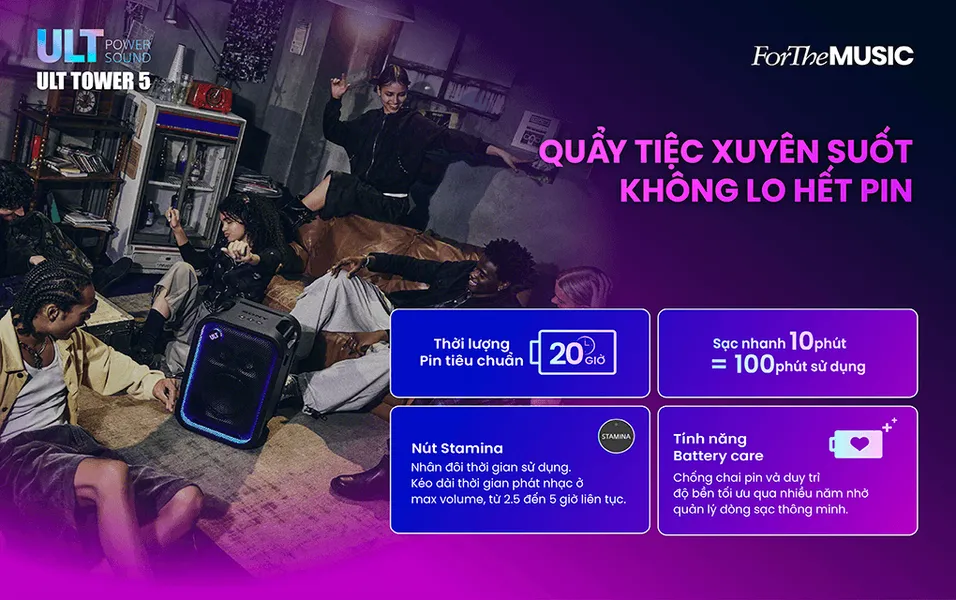 Loa Di Động Không Dây Sony ULT Tower 5 SRS-ULT500/ZSP6