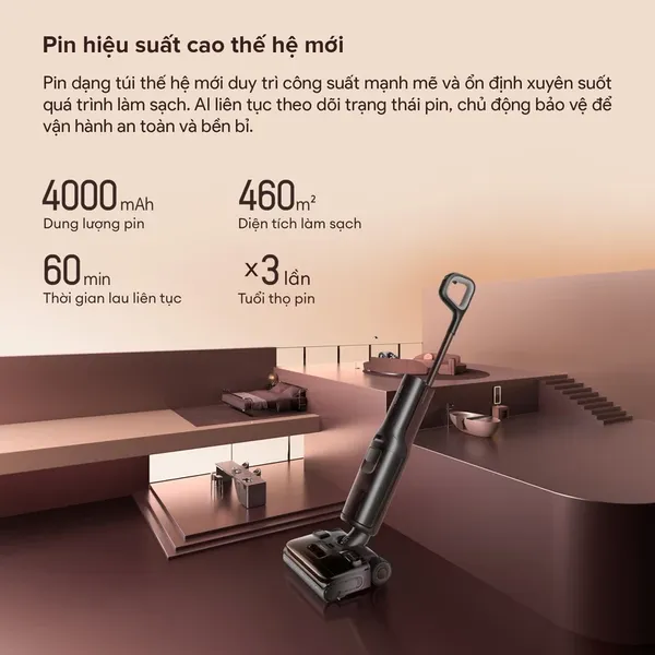 Máy Hút Bụi Lau Sàn Roborock F25 Pro Turbo