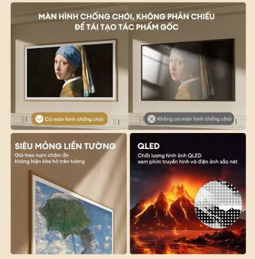 Google Tivi QLED Khung Tranh Coocaa 4K 65 Inch 65LN7700G 2