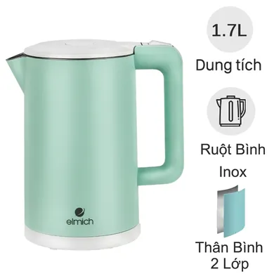 Ấm Đun Nước Siêu Tốc Elmich KEE 1774B 1.7 Lít