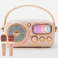 Bộ Loa Karaoke Mini Cổ Điển Bluetooth iCore VSM99 (Kèm 02 Micro)