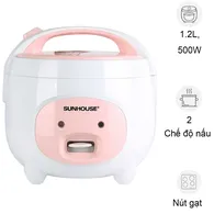 Nồi Cơm Điện Sunhouse SHD8217W 1.2 Lít