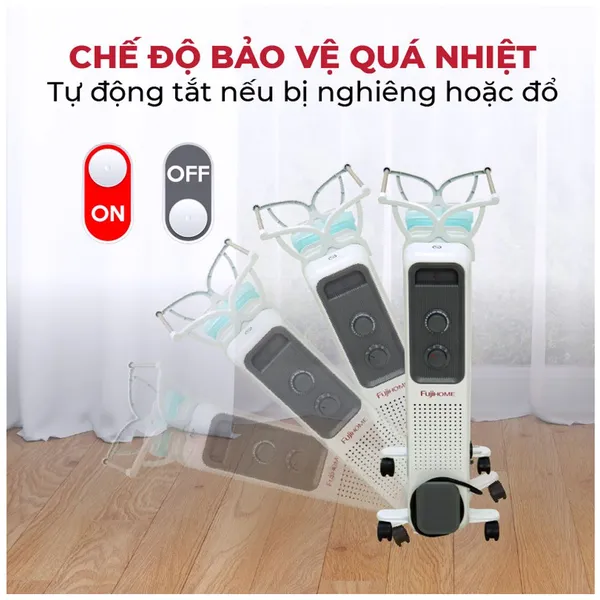 Máy Sưởi Dầu Fujihome OH8411