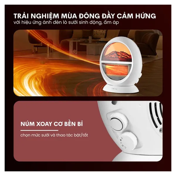 Quạt Sưởi Để Bàn Fujihome FH09