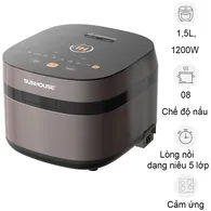 Nồi Cơm Điện Cao Tần Sunhouse SHD8826 1.5 Lít