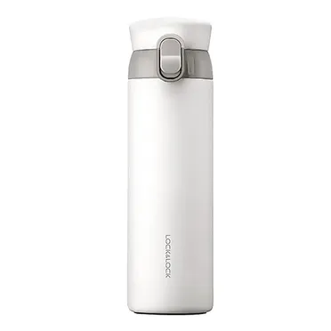Bình Giữ Nhiệt Lock&Lock Wannabe One Touch 450ml LHC3240WHT Màu Trắng