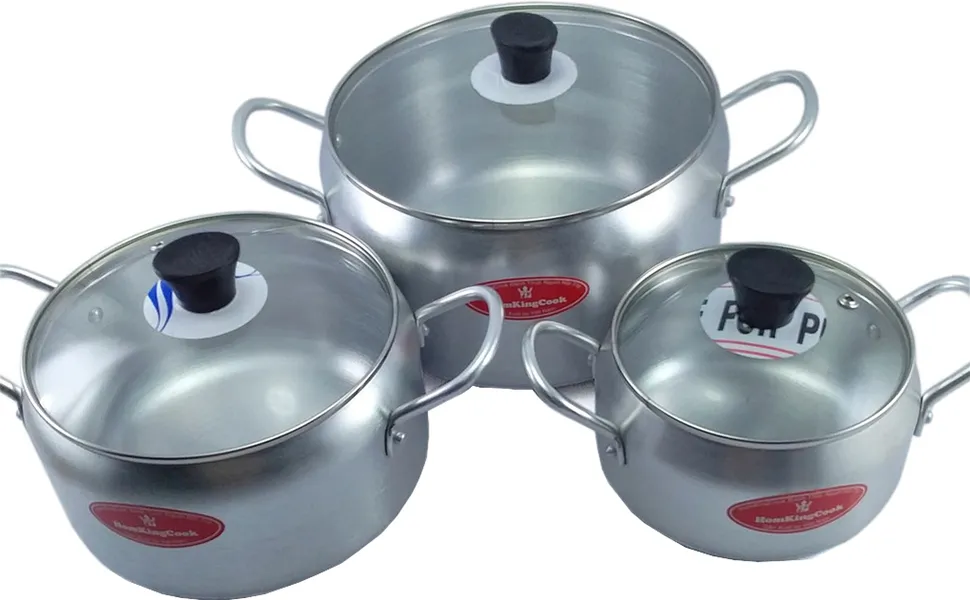 Bộ nồi 3 món King Cook HT06KC 16-20-24 cm