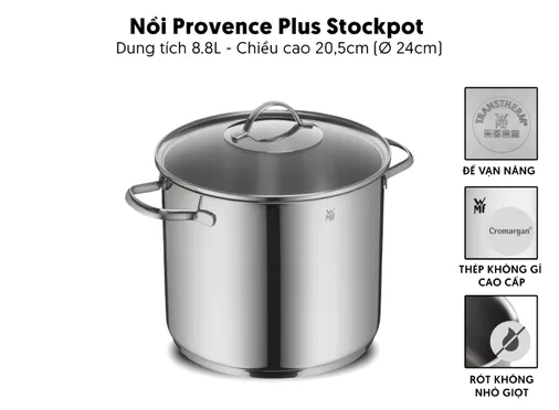 Nồi Luộc Gà Có Nắp WMF PROVENCE PLUS 24cm (8.8 Lít) - 0723246380 4