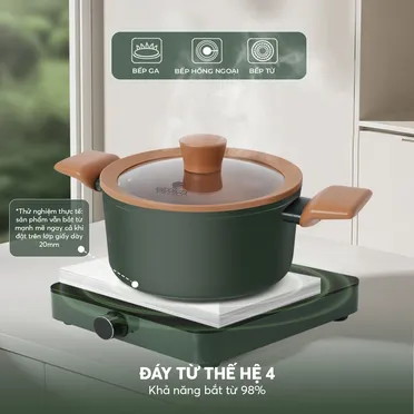 Bộ Nồi Chống Dính Ceramic Elmich Harmony EL5246PT01 Size 18, 20, 24cm 10