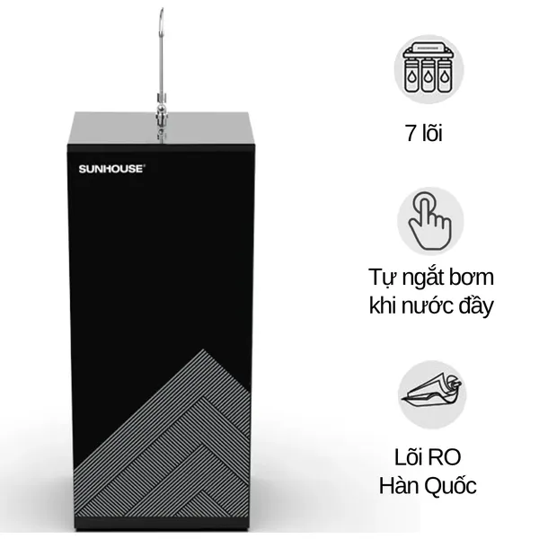 Máy lọc nước R.O Sunhouse SHA8868K 7 lõi