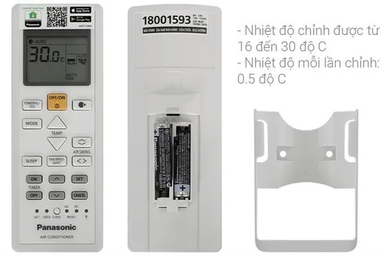 Máy Lạnh 2 chiều Panasonic Inverter 2 Hp CU/CS-YZ18AKH-8 4