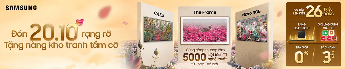 SAMSUNG OLED FRAME MICRO RGB - Ngày đôi