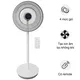 Quạt Tuần Hoàn Có Remote Sharp PJ-CD404V-W 24W