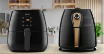 So s&aacute;nh nồi chi&ecirc;n kh&ocirc;ng dầu Philips v&agrave; Lock&Lock