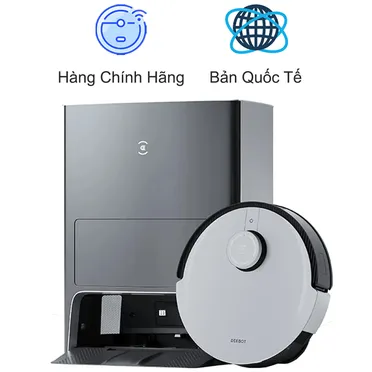 Robot Hút Bụi Lau Nhà Tự Động Xả Rác - Tự Động Giặt Khăn Lau Ecovacs Deebot X1 OMNI-DEX11 - Hàng Chính Hãng - Bản Quốc Tế
