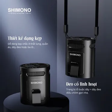 Quạt Đeo Thắt Lưng Shimono SM-WF38 4
