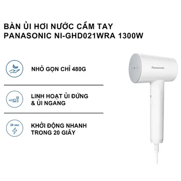 Bàn Ủi Hơi Nước Cầm Tay Panasonic NI-GHD021WRA 7