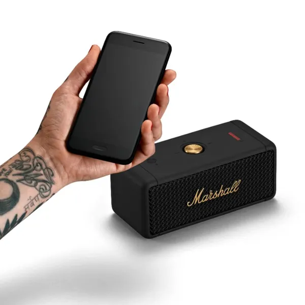 Loa Bluetooth Marshall Emberton Black&Brass