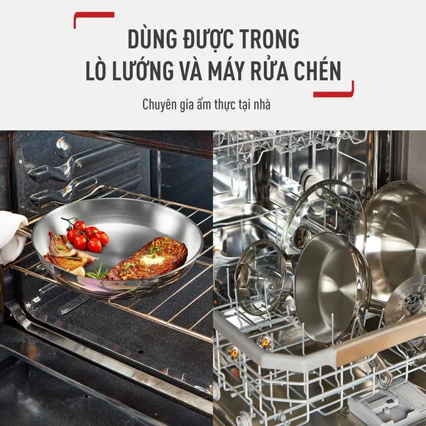 Chảo Inox Cao Cấp Professional Tefal B9210295 20cm