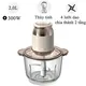 Máy Xay Thịt Bear QSJ-D03D7 2.0 Lít