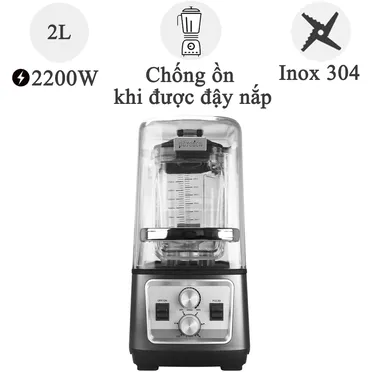Máy Xay Sinh Tố Công Nghiệp Paveden QUIET LUX PBL-222PC 2200W- Chống ồn