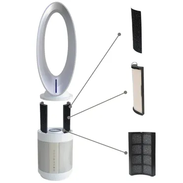 Lọc Không Khí Kết Hợp Quạt Không Cánh Paveden PAP-2996IX 2