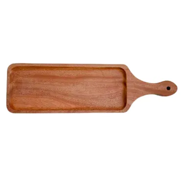 Khay CN Tay Cầm Gỗ Xà Cừ Thanh Tú 12 x 38Cm