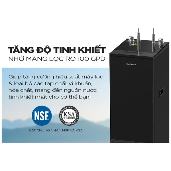 Máy Lọc Nước Nóng Lạnh Cuckoo 12 Lõi RO CP-BRPV1201S/BKCRVNCV