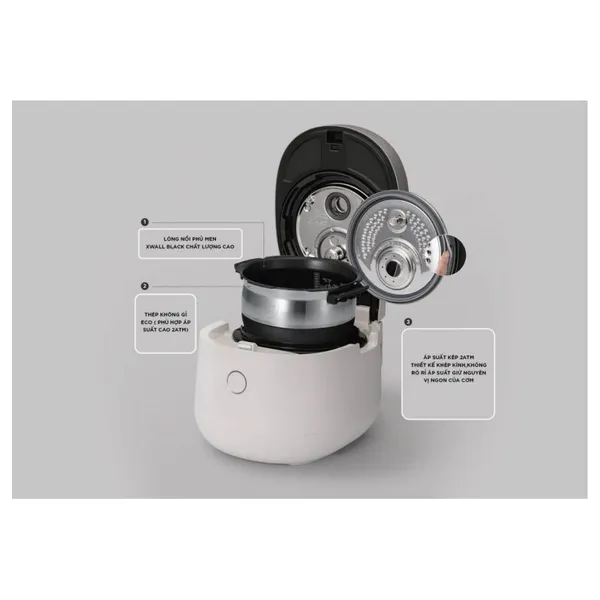 Nồi Cơm Điện Tử Áp Suất Cao Tần Cuckoo CRP-NHTR1010FP 1.8 Lít - Xuất Xứ Hàn Quốc