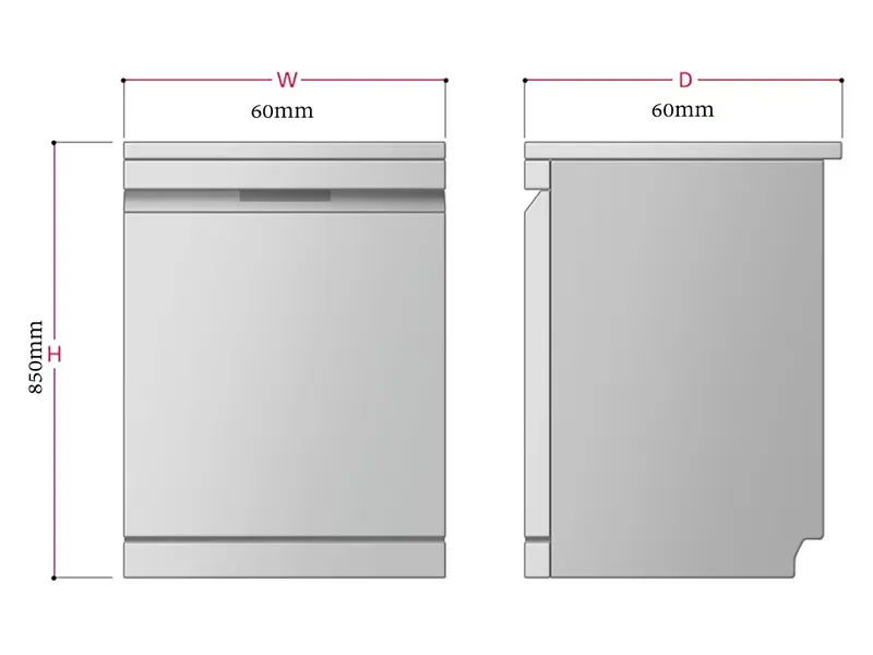 Máy Rửa Chén Độc Lập LG LDN14BLA5 14 Bộ