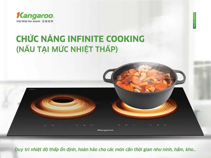 Bếp Điện Từ Đôi Kangaroo KGIC50D3C