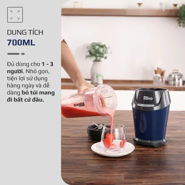 Máy Xay Sinh Tố Mini Olivo MB1000 8